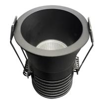 Spot de Embutir Hub Led Recuado Redondo 12W 3000K Ø75X100mm Bivolt Luminatti