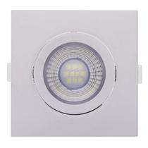 Spot de Embutir LED 6W Luz Amarela Bivolt Quadrado Empalux