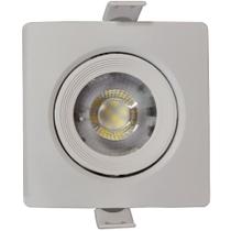 Spot de embutir LED 7W Quadrado Luz Branca - Philbra