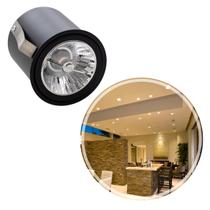 Spot De Embutir Micro borda Preto P/ AR70 GU10 4448 VETTRO ST2934