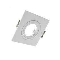 Spot de Embutir Mini Dicroica Quadrado MR11 Face Plana Branco
