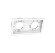 Spot de Embutir Módulo Duplo Par20 Branco Face Recuada
