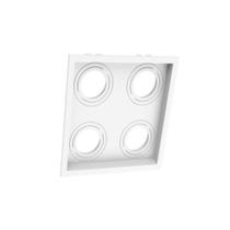 Spot de Embutir Módulo Quádruplo Par20 Branco Face Recuada - MOON