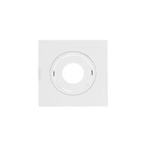 Spot de Embutir MR11 Mini Dicroica Quadrado Plano Branco 7,5cm Evoled