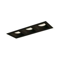 Spot de Embutir Newline Flat para 3 Lâmpadas AR70 GU10 Bivolt