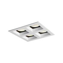 Spot De Embutir Newline Flat Para 4 Lâmpadas Ar70 Gu10 Bivolt Branco Preto Spot De Embutir Newline Flat Para 4 Lâmpadas Ar70 Gu10 Bivolt Branco Preto