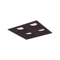 Spot De Embutir Newline Flat Para 4 Lâmpadas Ar70 Gu10 Bivolt Preto Spot De Embutir Newline Flat Para 4 Lâmpadas Ar70 Gu10 Bivolt Preto