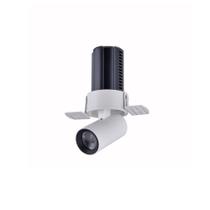 Spot de Embutir Nordecor Aiva Retrátil No-Frame Redondo Led Alto IRC 97 7W Bivolt