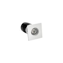 Spot de Embutir Nordecor Auko Mini Quadrado Led Alto IRC 90 1W Bivolt