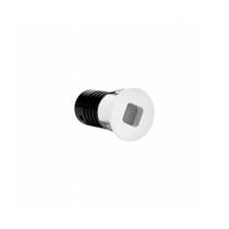 Spot De Embutir Nordecor Domy Nam Mini Redondo Led Alto Irc 90 1w Bivolt Branco 3000k Luz Amarela 6524