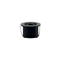 Spot De Embutir Nordecor Ollo Mini Redondo Led Alto Irc 90 1w Bivolt Preto 3000k Luz Amarela 6541
