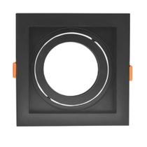 Spot de Embutir PAR30 Quadrado Recuado Preto ABS JNG