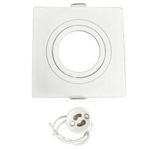 Spot de Embutir Plano Embutido de Teto MR16 Quadrado Branco Spot de Embutir Plano Embutido de Teto MR16 Quadrado Branco