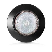 Spot De Embutir Preto Com Dicroica Gu10 50W Voltagem 220V Spot De Embutir Preto Com Dicroica Gu10 50W Voltagem 220V
