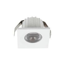 Spot de Embutir Quadrado Branco 3,5cm 3W 3000K 110V Spot de Embutir Quadrado Branco 3,5cm 3W 3000K 110V