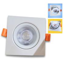 Spot De Embutir Quadrado Direcionável Led 5W Branco Quente Spot De Embutir Quadrado Direcionável Led 5W Branco Quente