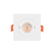 Spot de Embutir Quadrado Plano Branco Para Lâmpada AR70 Ref 6296 Nordecor/MBLed