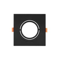 Spot De Embutir Quadrado Plano Direcionavel Mr16 Gu10 Preto Opus Spot De Embutir Quadrado Plano Direcionavel Mr16 Gu10 Preto Opus