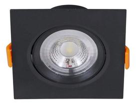Spot De Embutir Quadrado Preto Led 5w Luz Branca Bivolt Spot De Embutir Quadrado Preto Led 5w Luz Branca Bivolt