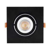Spot de embutir quadrado preto para lâmpada par20 Spot de embutir quadrado preto para lâmpada par20