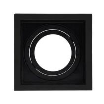 Spot de Embutir Quadrado Recuado AR 70 Preto Save Energy