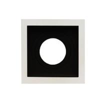 Spot de Embutir Quadrado Recuado AR 70 Preto Save Energy