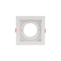 Spot De Embutir Recuado Blumenau Clean Para Lâmpada Ar70 E27 Quadrado Bivolt