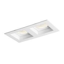 Spot de Embutir Recuado Direcionável Duplo Mini Dicroica 14x7,5x6,5cm D&D