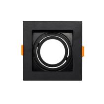 Spot De Embutir Recuado Direcionavel Mr16 Preto Opus