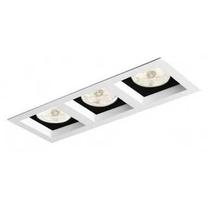 Spot de Embutir Recuado Direcionável Triplo AR111 42x15x8,5cm D&D