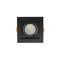 Spot de Embutir Recuado Nordecor Flea para 1 Lâmpada MR16 Quadrado - MBLED/NORDECOR Spot de Embutir Recuado Nordecor Flea para 1 Lâmpada MR16 Quadrado - MBLED/NORDECOR