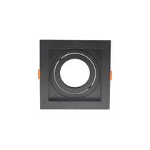 Spot De Embutir Recuado Nordecor Flea Para 1 Lâmpada Par 20 Quadrado Preto Spot De Embutir Recuado Nordecor Flea Para 1 Lâmpada Par 20 Quadrado Preto