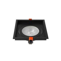Spot De Embutir Recuado Nordecor Loyo Para 1 Lâmpada Par 30 E27 Quadrado Preto Spot De Embutir Recuado Nordecor Loyo Para 1 Lâmpada Par 30 E27 Quadrado Preto