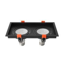 Spot de Embutir Recuado Nordecor Loyo para 2 Lâmpadas Par 20 E27 - Mbled/Nordecor Spot de Embutir Recuado Nordecor Loyo para 2 Lâmpadas Par 20 E27 - Mbled/Nordecor
