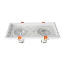 Spot De Embutir Recuado Nordecor Loyo Para 2 Lâmpadas Par 30 E27 Branco Spot De Embutir Recuado Nordecor Loyo Para 2 Lâmpadas Par 30 E27 Branco