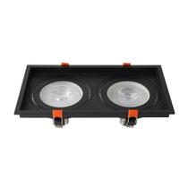 Spot de Embutir Recuado Nordecor Loyo para 2 Lâmpadas Par 30 E27 Spot de Embutir Recuado Nordecor Loyo para 2 Lâmpadas Par 30 E27