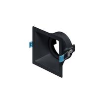 Spot De Embutir Recuado Stella Square Ar70 Gu10 Quadrado Bivolt Preto