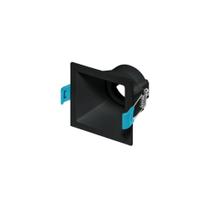 Spot De Embutir Recuado Stella Square Mr11 Gu10 Quadrado Bivolt Preto