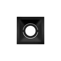 Spot De Embutir Recuado Stella Square Mr16 Gu10 Quadrado Bivolt Preto Spot De Embutir Recuado Stella Square Mr16 Gu10 Quadrado Bivolt Preto