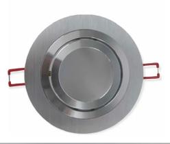 Spot de embutir redondo cromado click direcionável para LED AR70 Spot de embutir redondo cromado click direcionável para LED AR70