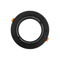 Spot de Embutir Redondo Preto AR111 Direcionável Plano 17cm DL152AR111B Bella Spot de Embutir Redondo Preto AR111 Direcionável Plano 17cm DL152AR111B Bella