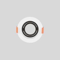 Spot de Embutir Redondo Preto e Branco Par20 E27 Direcionável Recuado 13cm Spot de Embutir Redondo Preto e Branco Par20 E27 Direcionável Recuado 13cm