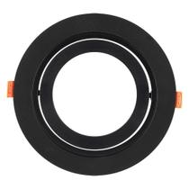 Spot de Embutir Redondo Preto Par 30 Direcionável Plano 17cm DL152PAR30B Bella Spot de Embutir Redondo Preto Par 30 Direcionável Plano 17cm DL152PAR30B Bella
