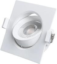 Spot de Led 12W 3000K Branco Quente Quadrada Bivolt