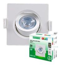 Spot de Led 5w Embutir Alltop Quadrado Bivolt Taschibra