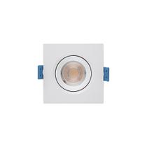 Spot De Led De Embutir Stella Easy Quadrado 3W Bivolt Branco