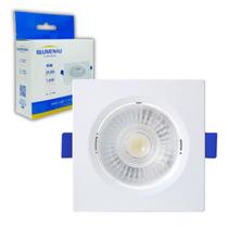 Spot De Led Embutir 6w Quadrado Luminária Teto Dicróica Gesso Forro Sanca Bivolt 110v/220v