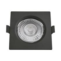 Spot De Led Embutir Alltop Mr16 Quadrado 5W Preto Bivolt Tas