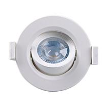 Spot De Led Embutir Alltop Mr16 Redondo 5W Bivolt Taschibra 3000K Branco Quente Spot De Led Embutir Alltop Mr16 Redondo 5W Bivolt Taschibra 3000K Branco Quente