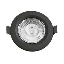 Spot De Led Embutir Alltop Mr16 Redondo 5W Preto Bivolt Tasc